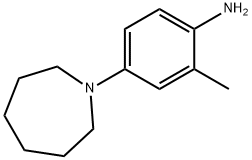 4-(氮杂环庚烷-1-基)-2-甲基苯胺,847455-22-5,结构式