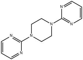 2,2'-(1,4-Piperazinediyl)bis-pyrimidine Struktur