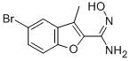 2-Benzofurancarboximidamide, 5-bromo-N-hydroxy-3-methyl- Structure