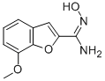 2-Benzofurancarboximidamide, N-hydroxy-7-methoxy- Struktur