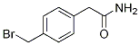 2-(4-broMoMethyl-phenyl)-acetaMide 结构式