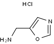 OXAZOL-5-YL-METHYLAMINE HYDROCHLORIDE Structure
