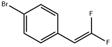 4-ブロモ-β,β-ジフルオロスチレン 化学構造式