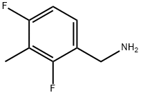 2,4-DIFLUORO-3-METHYLBENZYLAMINE Structure