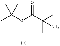 2-氨基-2-甲基丙酸叔丁酯盐酸盐,84758-81-6,结构式