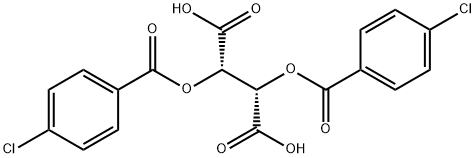 Butanedioic acid, 2,3-bis[(4-chlorobenzoyl)oxy]-, (2S,3S)- Struktur