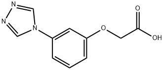 (3-[1,2,4]Triazol-4-yl-phenoxy)-acetic acid Structure