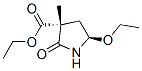 3-Pyrrolidinecarboxylicacid,5-ethoxy-3-methyl-2-oxo-,ethylester,trans-(9CI)|