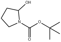 2-羟基-1-吡咯烷羧酸叔丁酯, 84766-91-6, 结构式