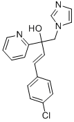 2-PYRIDINEMETHANOL, ALPHA-[(E)-2-(4-CHLOROPHENYL)ETHENYL]-ALPHA-(1H-IMIDAZOL-1-YLMETHYL)- Struktur