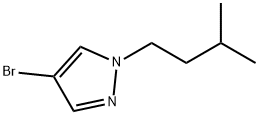 4-BROMO-1-ISOPENTYLPYRAZOLE,847818-48-8,结构式