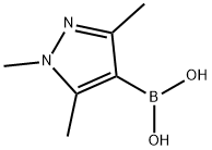 Boronic  acid,  B-(1,3,5-trimethyl-1H-pyrazol-4-yl)- Structure