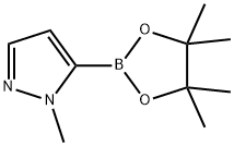 1-甲基-1H-吡唑-5-硼酸频哪醇酯, 847818-74-0, 结构式