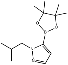 1-(2-Methylpropyl)-5-(4,4,5,5-tetramethyl-1,3,2-dioxaborolan-2-yl)-1h-pyrazole price.
