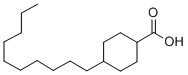 4-n-Decylcyclohexanecarboxylicacid Struktur