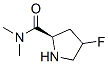 2-Pyrrolidinecarboxamide,4-fluoro-N,N-dimethyl-,(2R)-(9CI) Structure