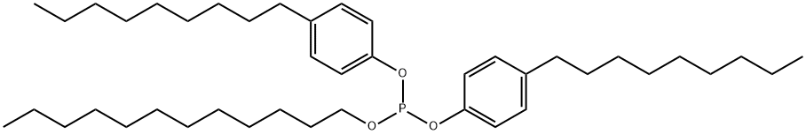 亚磷酸二(4-壬基苯基)十二烷基酯, 84787-76-8, 结构式