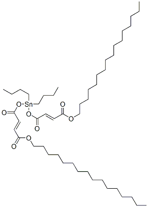 hexadecyl 6,6-dibutyl-4,8,11-trioxo-5,7,12-trioxa-6-stannaoctacosa-2,9-dienoate|