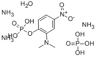 (2-二甲基胺-4-硝苯基)磷酸二铵, 84787-89-3, 结构式