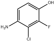 2-氟-3-氯-4-氨基苯酚, 847872-09-7, 结构式