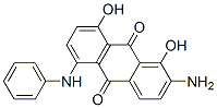 2-amino-1,8-dihydroxy-5-(phenylamino)anthraquinone,84788-11-4,结构式