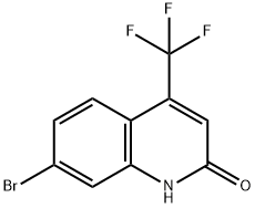 7-broMo-4-(trifluoroMethyl)-1,2-dihydroquinolin-2-one 化学構造式