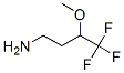 1-Butanamine,  4,4,4-trifluoro-3-methoxy- Struktur
