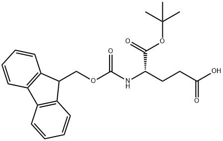 Fmoc-L-Glutamic acid 1-tert-butyl ester Struktur