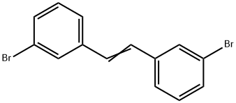 Benzene, 1,1'-(1,2-ethenediyl)bis[3-bromo- Structure
