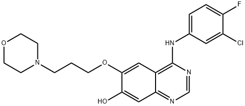 O-去甲基吉非替尼 结构式