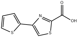 2-Thiazolecarboxylic  acid,4-(2-thienyl)- Structure