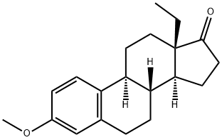 Ethylmetrienone 化学構造式