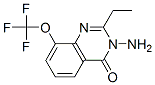 4(3H)-Quinazolinone,  3-amino-2-ethyl-8-(trifluoromethoxy)- Structure