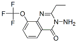 4(3H)-Quinazolinone,  3-amino-2-ethyl-8-(trifluoromethoxy)- 化学構造式