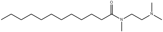 N-[2-(dimethylamino)ethyl]-N-methyldodecanamide Structure