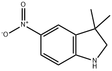 3,3-DiMethyl-5-nitroindoline Struktur
