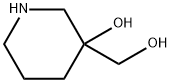 3-HydroxyMethyl-3-hydroxypiperidine Struktur