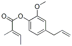 4-allyl-2-methoxyphenyl 2-methyl-2-butenoate Structure