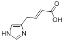 (2E)-4-(1H-IMIDAZOL-4-YL)BUT-2-ENOIC ACID 化学構造式