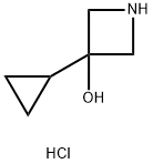 3-cyclopropylazetidin-3-ol hydrochloride Struktur