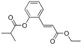 ethyl 3-[2-(2-methyl-1-oxopropoxy)phenyl]acrylate,84824-82-8,结构式