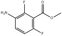 METHYL 3-AMINO-2,6-DIFLUOROBENZOATE Struktur