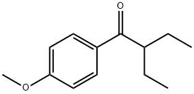 2-ethyl-1-(4-methoxyphenyl)butan-1-one Structure