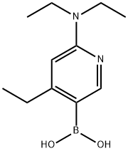 6-(diethylaMino)-4-ethylpyridin-3-ylboronic acid,848360-82-7,结构式