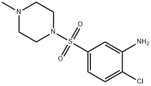 2-Chloro-5-[(4-methyl-1-piperazinyl)sulfonyl]-aniline Structure