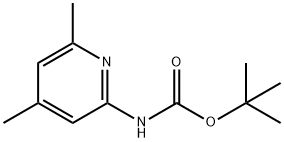 CARBAMIC ACID, N-(4,6-DIMETHYL-2-PYRIDINYL)-,1,1-DIMETHYLETHYL ESTER Struktur