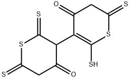 84852-33-5 2,3,5,5',6,6'-hexahydro-2'-mercapto-2,6,6'-trithioxo[3,3'-bi-4H-thiopyran]-4,4'-dione