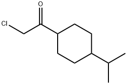 Ethanone, 2-chloro-1-[4-(1-methylethyl)cyclohexyl]- (9CI) 化学構造式