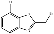 2-(BROMOMETHYL)-7-CHLOROBENZOTHIAZOLE 结构式