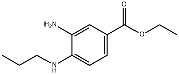 Ethyl 3-amino-4-(propylamino)benzoate Structure